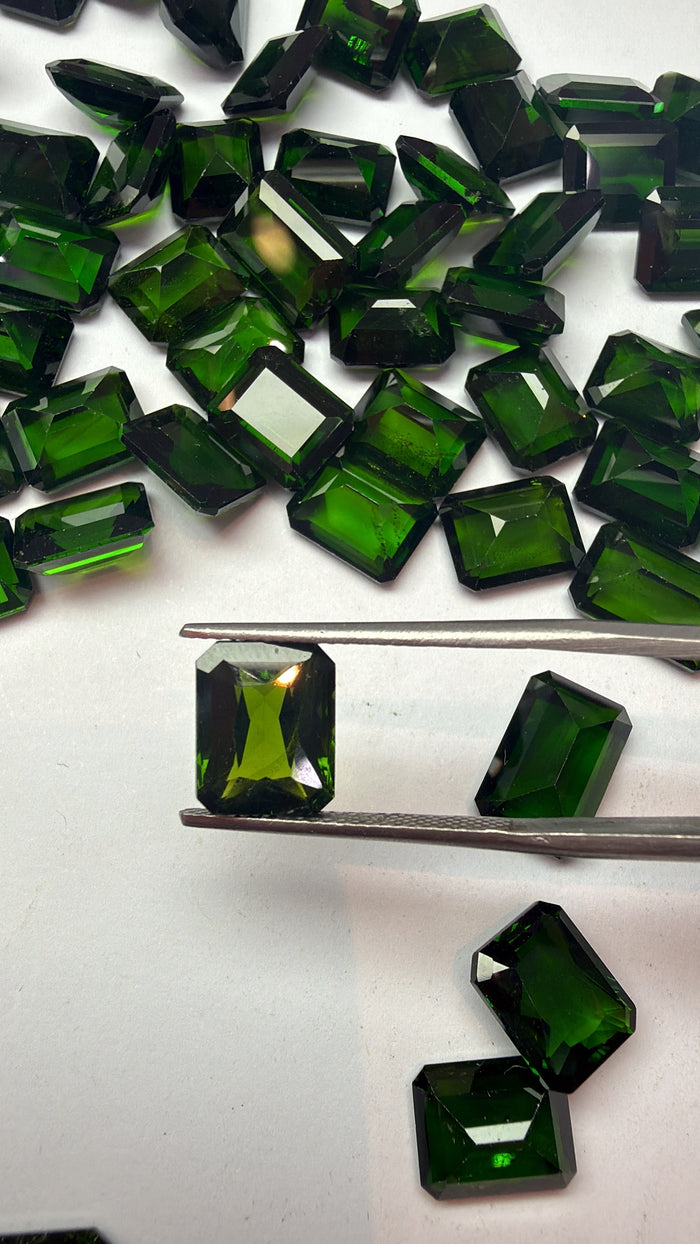 Chrome Diopside photographed from KCT IMPEX inventory