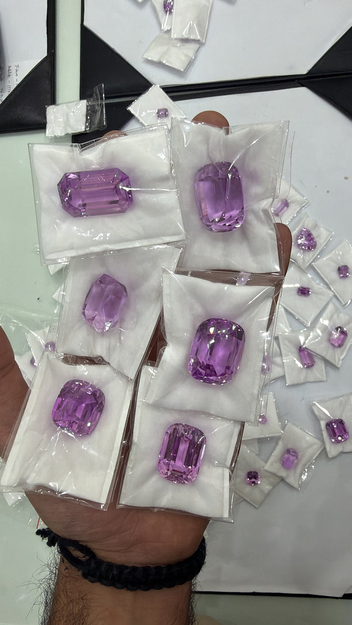 Kunzite photographed from KCT IMPEX inventory